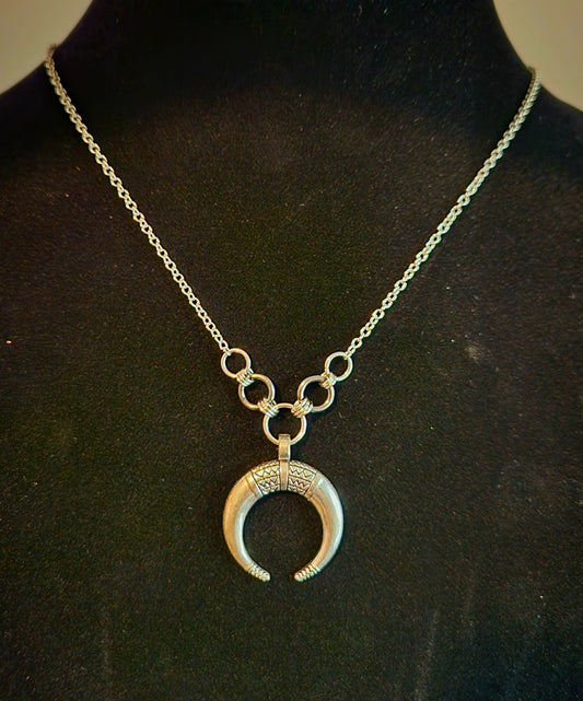 Crescent moon necklace