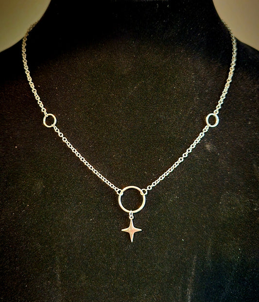 O ring star necklace