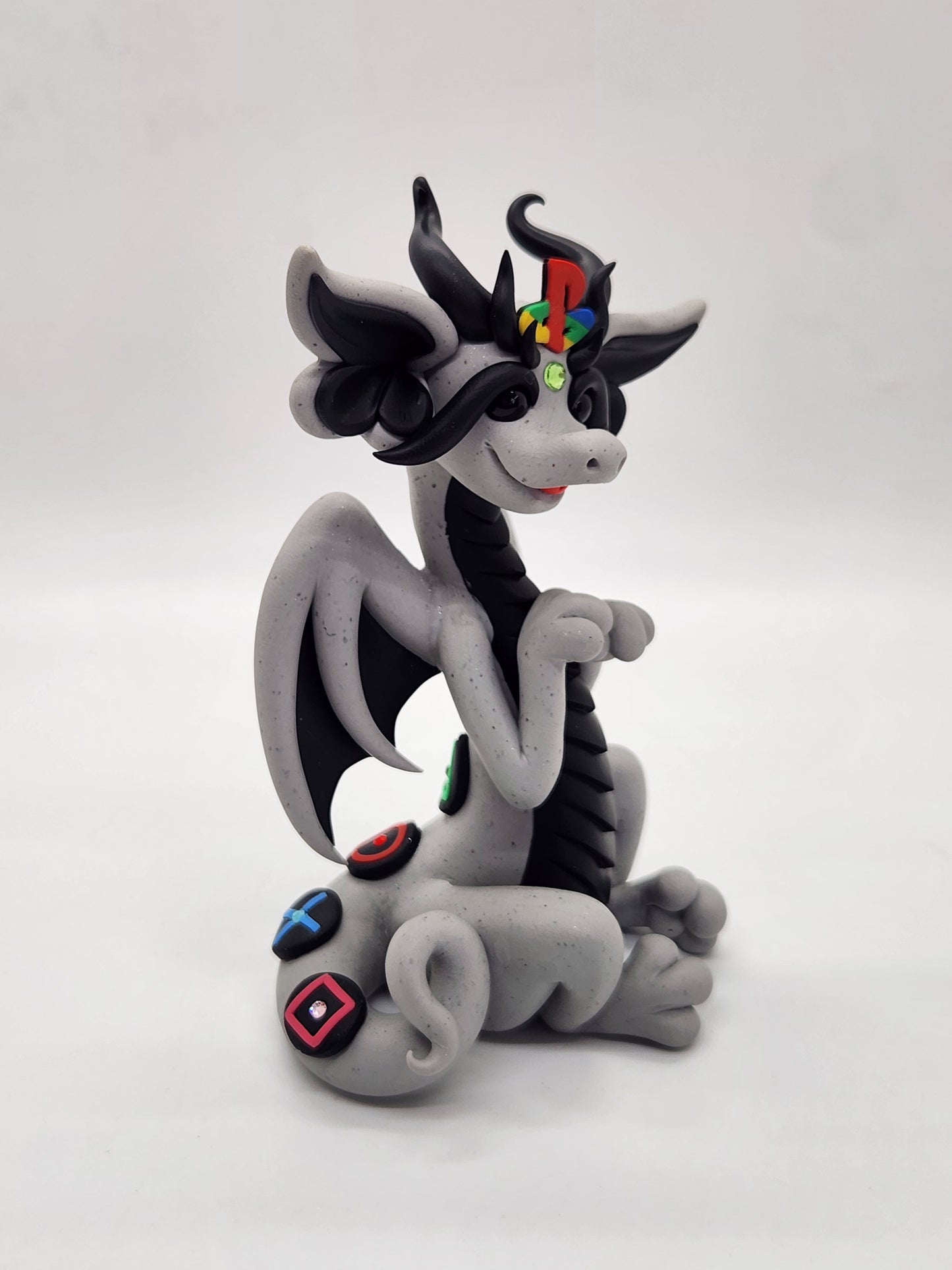 "Kutaragi" Playstation themed dragon sculpture