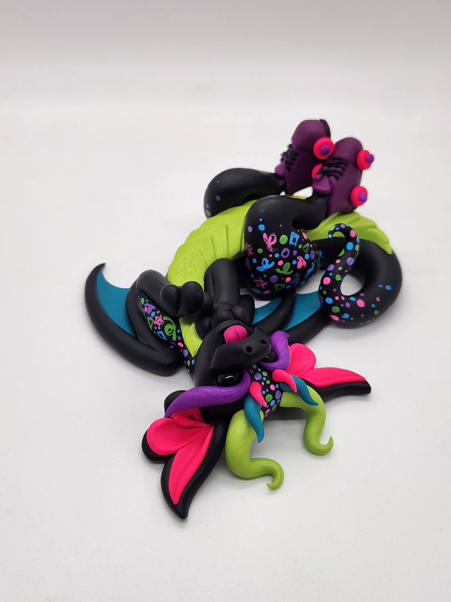 "Ryder" 90s skating rink dragon sculpture