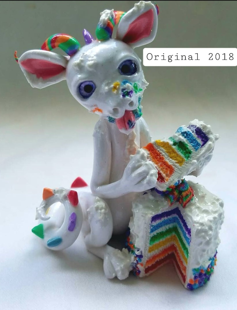 "Shirin" birthday cake dragon drake sculpture